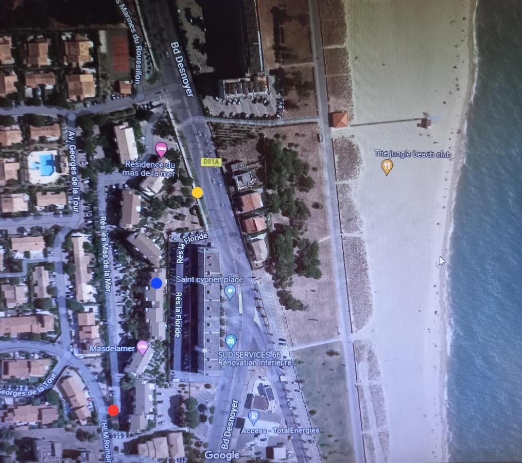 Appartement Saint Cyprien Plage Residence Les Mas De La Mer Exteriör bild